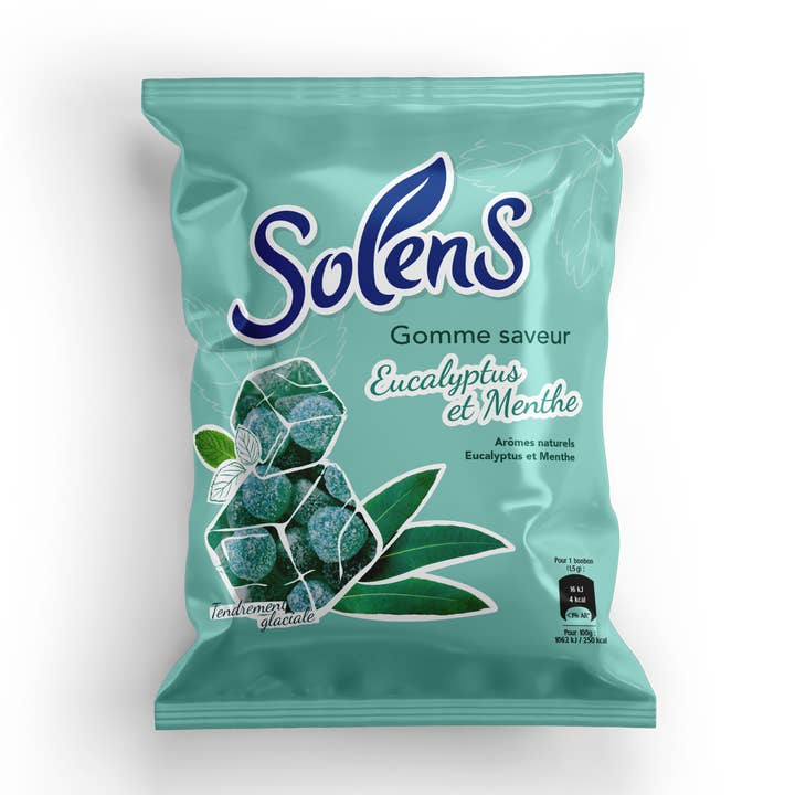 SOLENS EUKALYPTUS MENTOL GUMMI 100g för wholesale av Solens