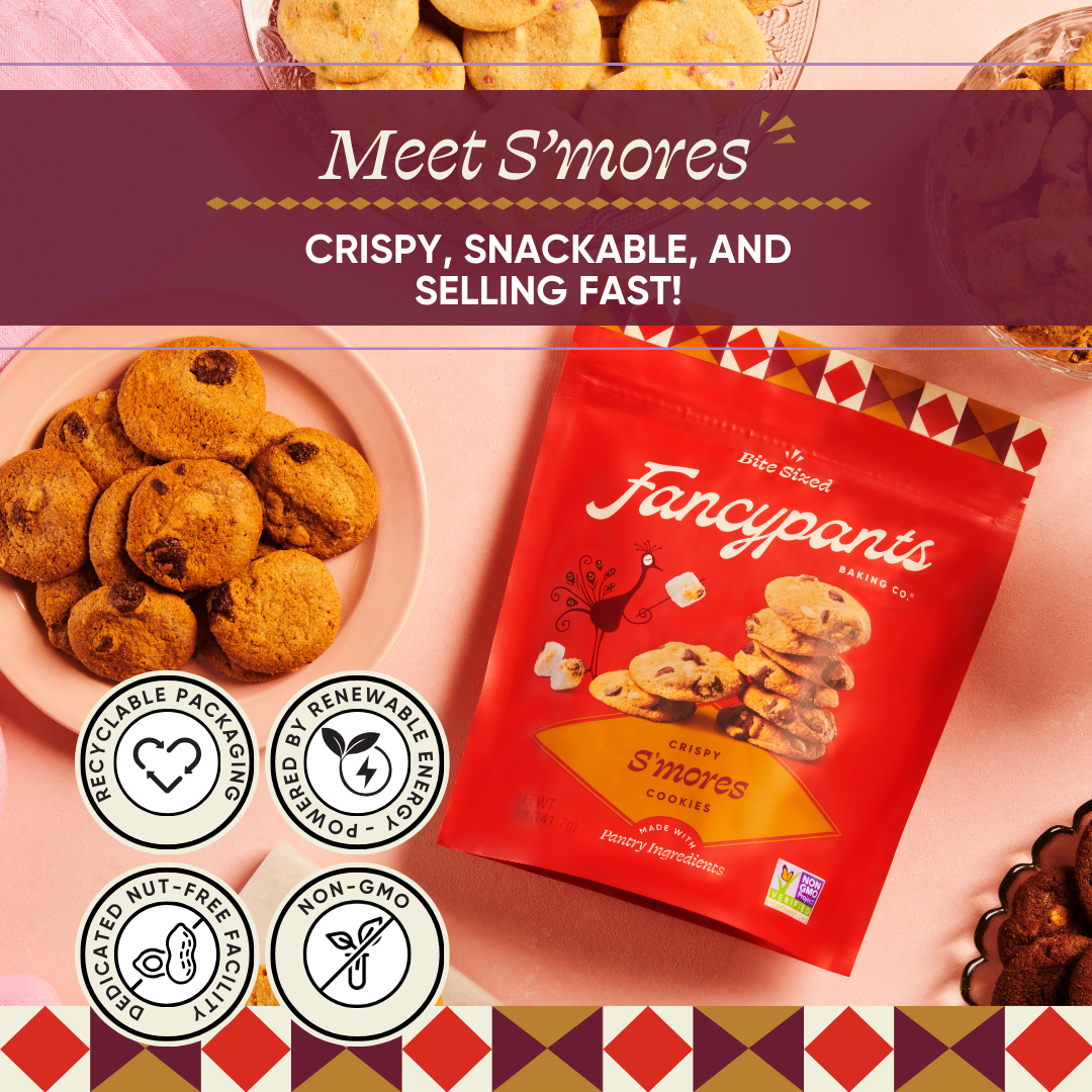 Fancypants Baking Co. - Wholesale Cookie - S'mores Cookies | Premium Cookie | Snacks | 12 pack | 5oz4