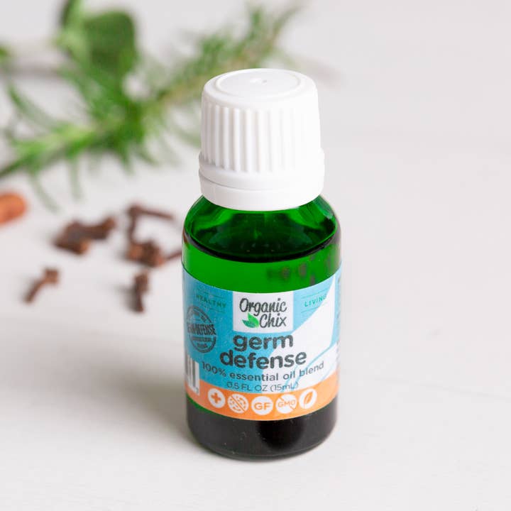 Organic Chix - Wholesale Essential Oil - Germ-Defense Essential Oil Blend, 15mL Bottle6
