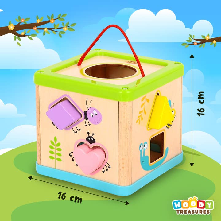 Woody Treasures - Wholesale Wood Toy - Kids - Shape Sorter2