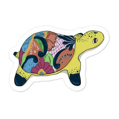 Turtle Sticker for wholesale by Camachos Pottery