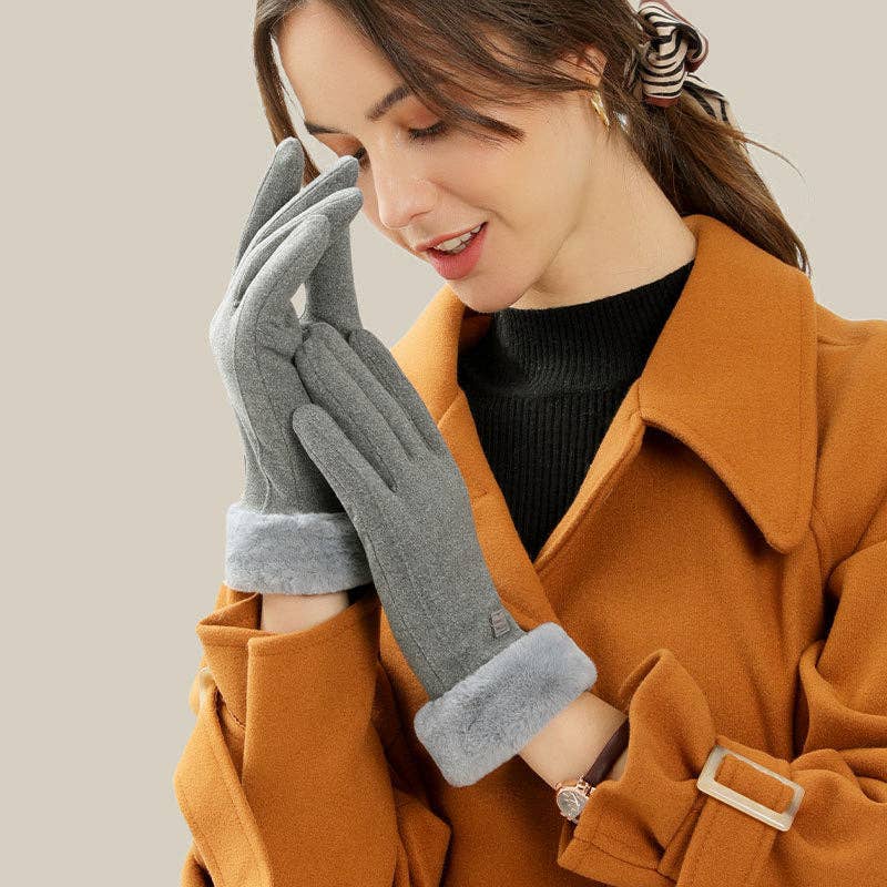 VividLux – Engroshandel Handsker - Dame – Vinterplys Hold Varmen Handsker8