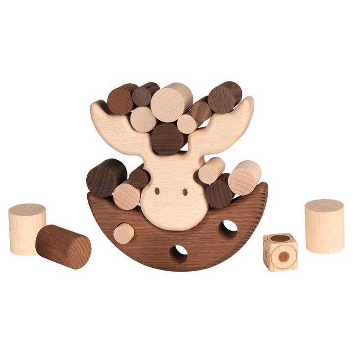 Nordic Moose Balance Game for wholesale by Goki America