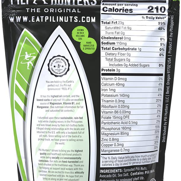 Pili Hunters - Vendita all'ingrosso Frutta secca - Pili Hunters olio di avocado Pili Noci (5oz)
