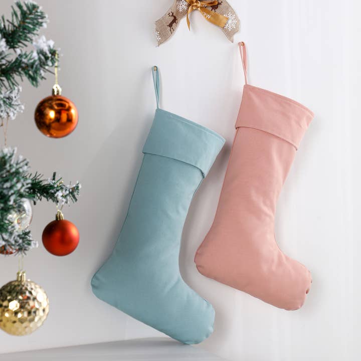 Canvas Christmas Stocking for wholesale by Timber Tinkers