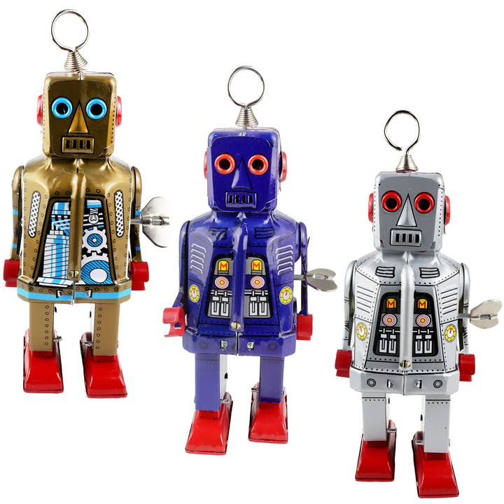 Space Robot-set middelgroot blikrobot voor wholesale door Tribal Trade GmbH