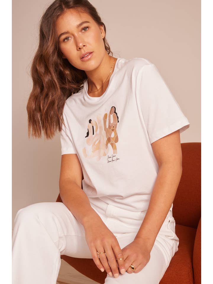 Allora - Wholesale Screen printed t-shirt – Women′s - 'Modern Women' Octavia Tomyn x Allora Tee - Limited Edition2