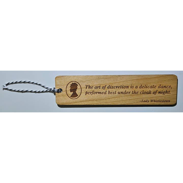 Bookmark Bridgerton The Art Of Discretion for wholesale by Wordsmith Laser
