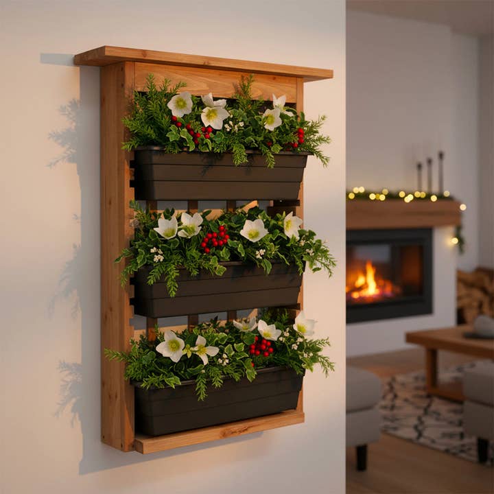 Garden View Vertical Living Wall - 3 Planter for wholesale by Algreen