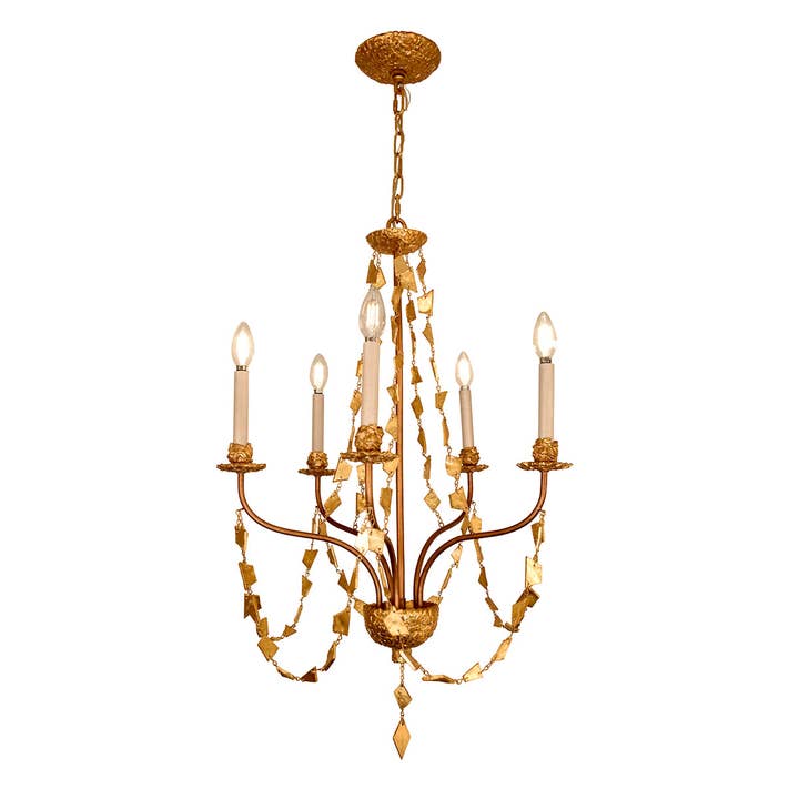 Lucas McKearn - Wholesale Chandelier/Hanging Light - Mosaic 5 Light Chandelier