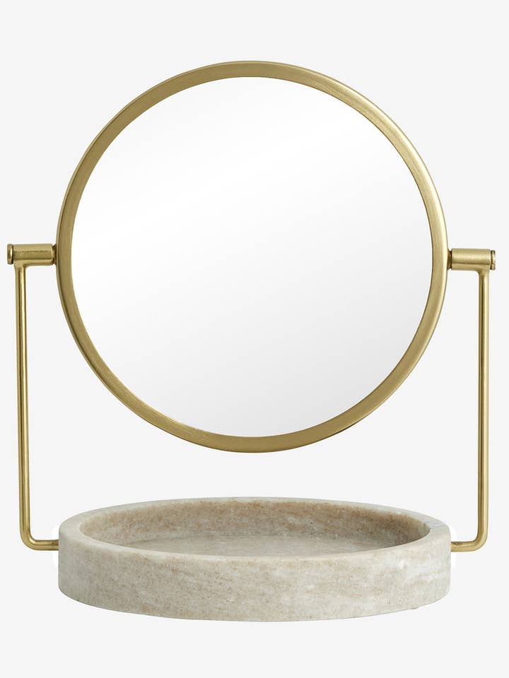 Haja Table Mirror - Golden for wholesale by Nordal