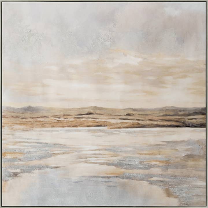 Marshland Reflection Canvas Wall Art for wholesale by Streamline Art