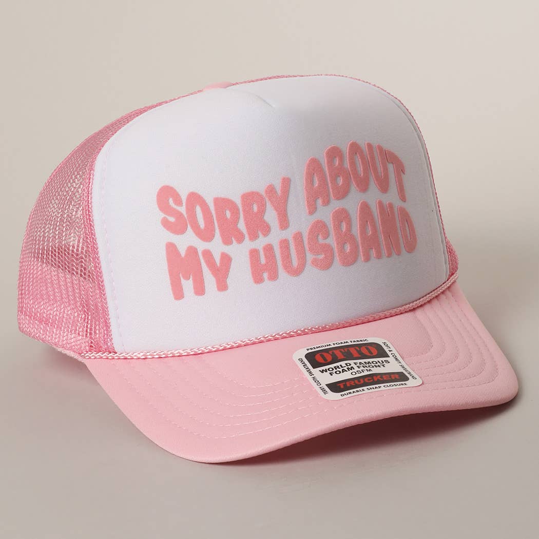 Fashion City – wholesale Truckerkeps – Unisex – Förlåt för min fru&man meshkeps41