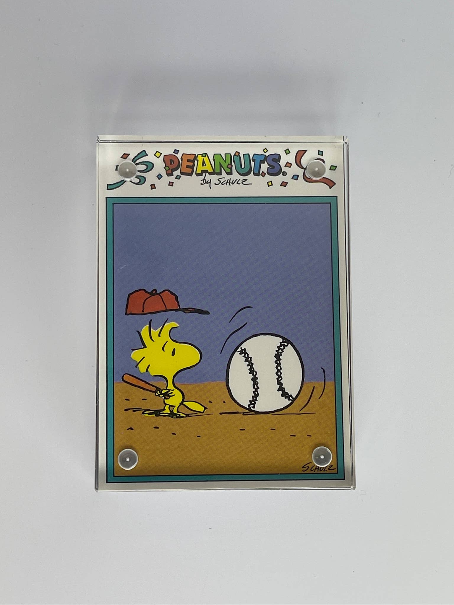 The Mustache Cat Made - Vente Affiche d'art - Cartes à échanger encadrées vintage Snoopy + Peanuts6