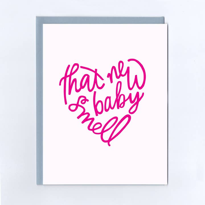 New Baby Smell Greeting Card for wholesale by The Treasurie