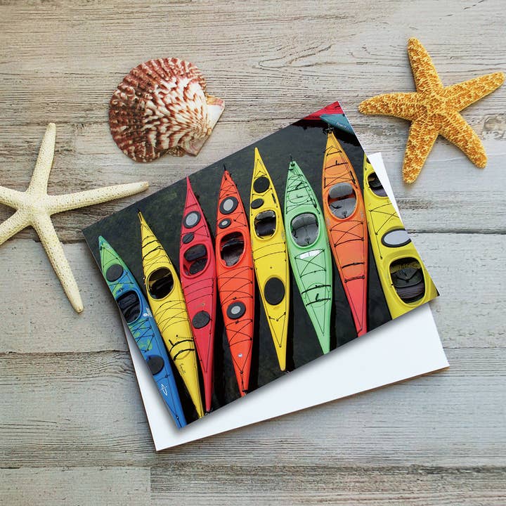 Caiaques em uma fileira White Card por atacado de PhD Design