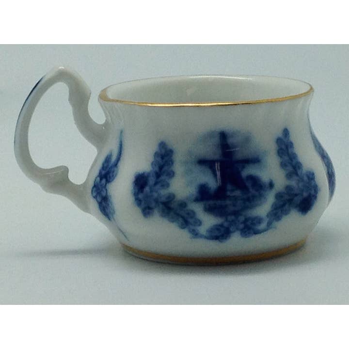 European Heritage Gifts - Wholesale Tea Set - Delft Victorian Mini Tea Set Cup and Saucer4