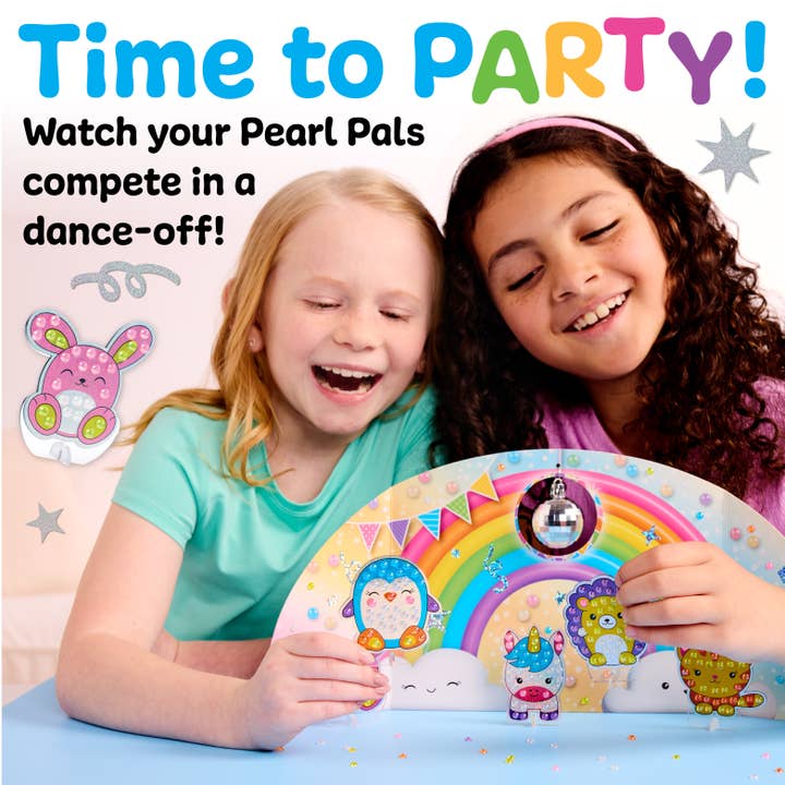 Faber-Castell / Creativity for Kids - Wholesale DIY Craft Kit - Kids - Bubble Gems Pearl Pals Disco Party Diamond Painting Kit