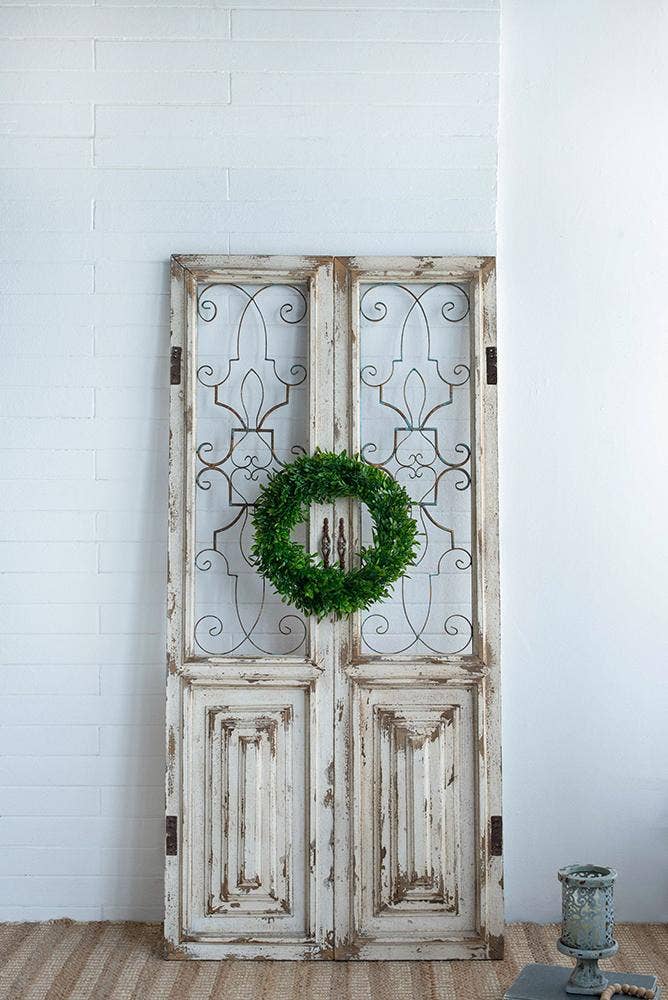 A&B Home Group Inc. – wholesale Wreath – S/2 Greenery Wreath 4S/CTN L:16x2.5x16" S:12x2x12"4