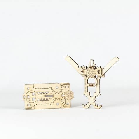 NKD Puzzle - Wholesale DIY Craft Kit - CARDKIT Vintage Wooden Toy “Pince”4