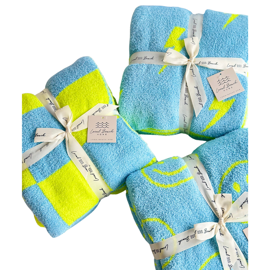 Local Beach – Großhandel Überwurfdecke – Lightning Bolt Luxe Heimdecke10