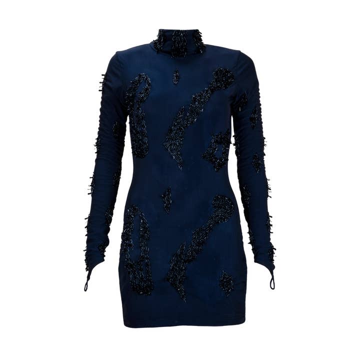 Vestido Mini Negro Zusi para venta al por mayor de Onalaja