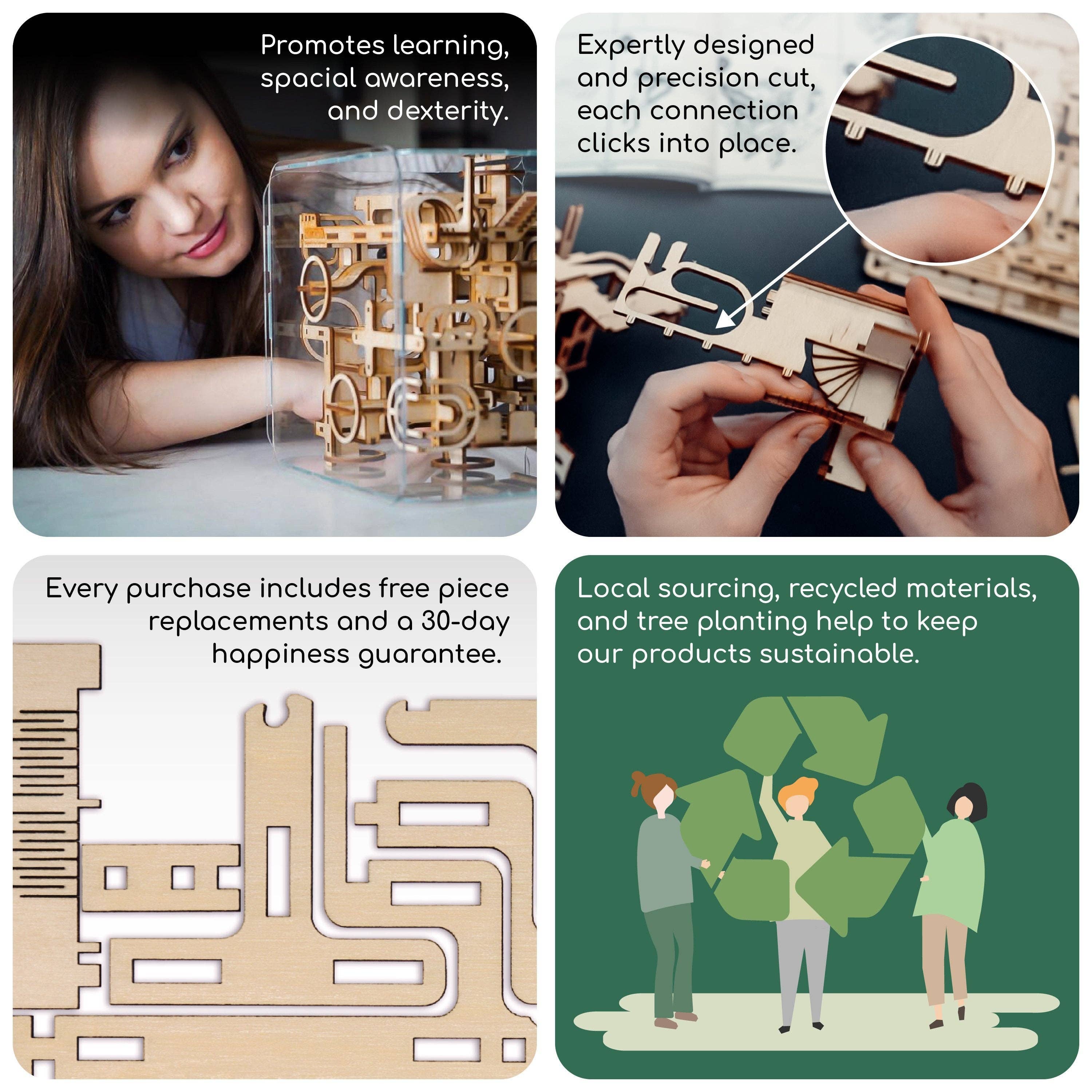 Intrism – wholesale Puzzle – Adult – Intrism Pro - 3D Marble Labyrinth Assembly Kit5