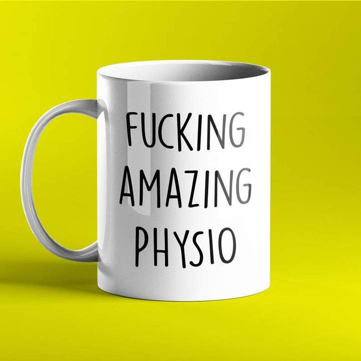 Fucking Amazing Physio Mug for wholesale by Prickly Cards