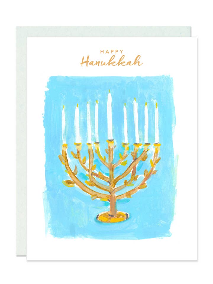 Biglietto di auguri Happy Hanukkah per la vendita all'ingrosso da parte di Darling Lemon