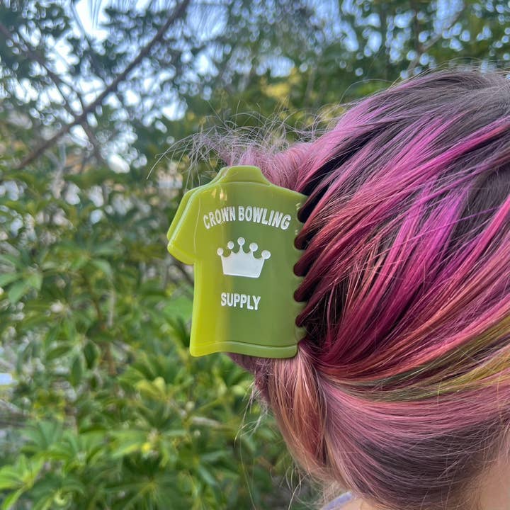 Bowling Shirt Claw Clip for wholesale by Boogie Bee