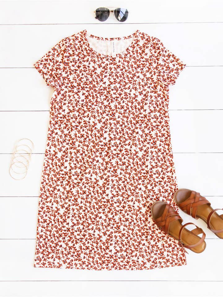 Tickled Teal - Wholesale Dress - Women's - Kami Pocket T-shirt Dress