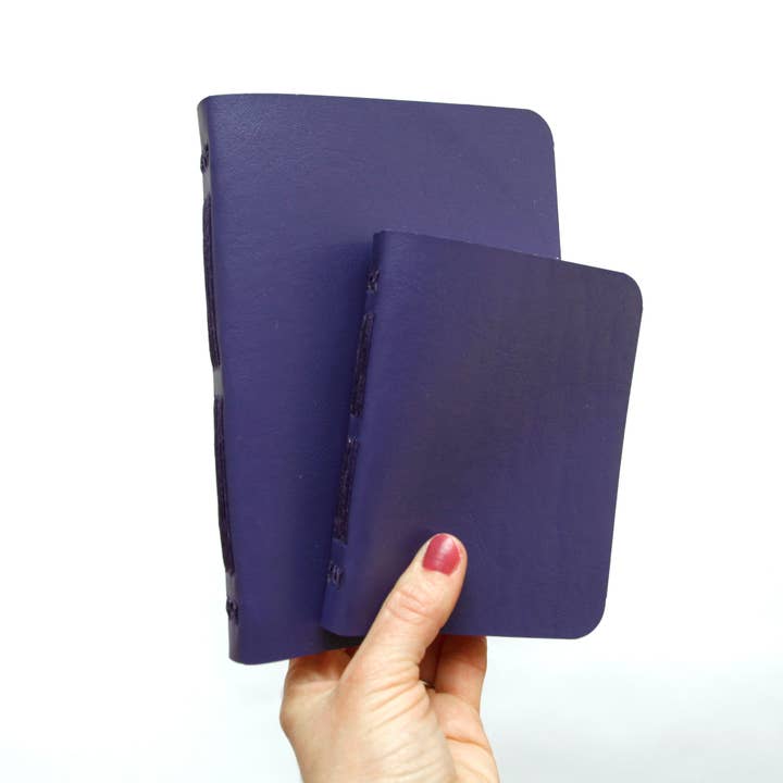 Original Brooks - Wholesale Notebook - Purple Handsewn Notebook with Assorted Paper4