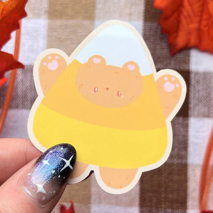 Mais caramellato! Adesivo fustellato per la vendita all'ingrosso da parte di Forestpals