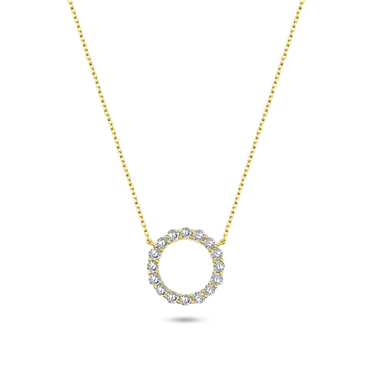 Chloe + Lois - Wholesale Pendant/Charm Necklace - White CZ Infinity Necklace2