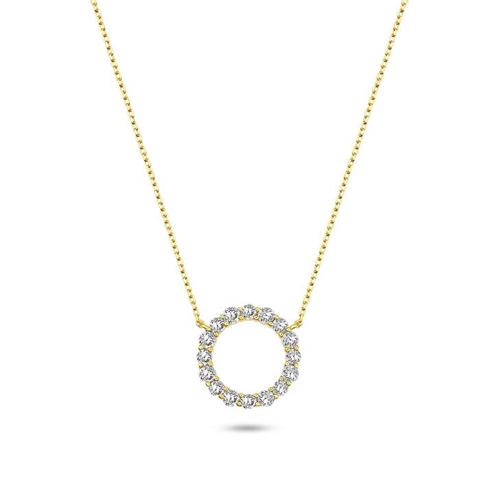 Chloe + Lois - Wholesale Pendant/Charm Necklace - White CZ Infinity Necklace2