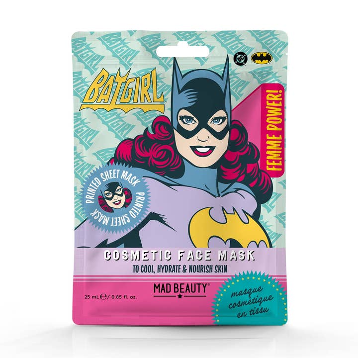 DC Femme Power Kosmetik-Gesichtsmaske - Batgirl für den Großhandel von Mad Beauty