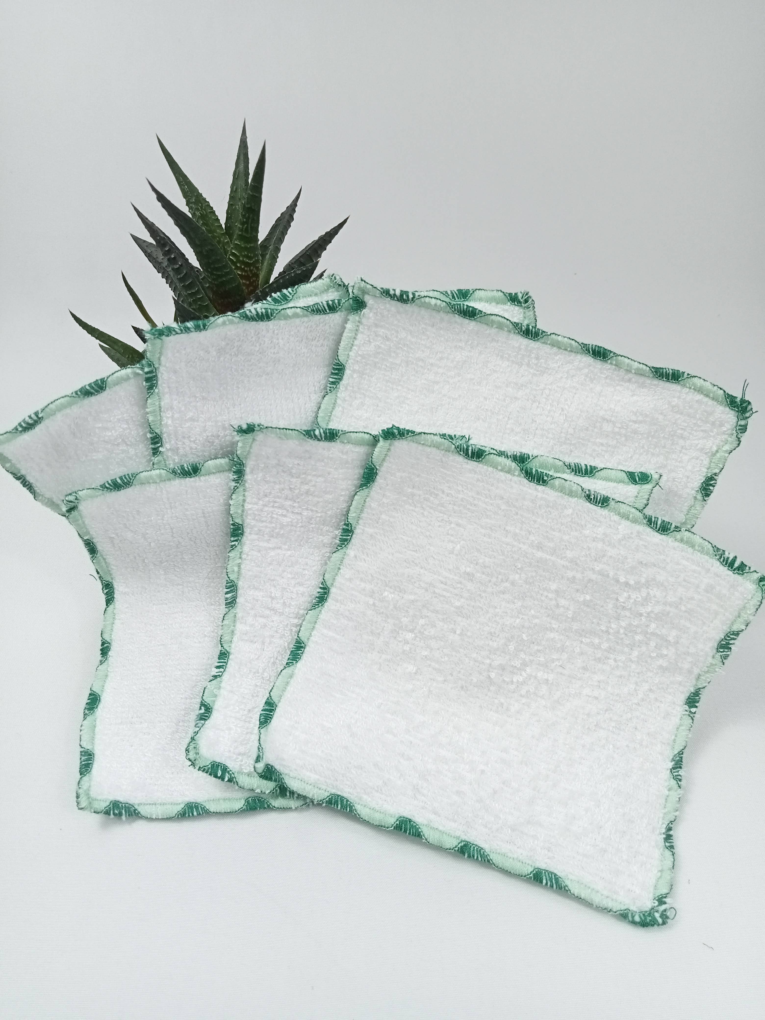 ZHENZHI - Wholesale Face & Body Wipes - Set of 6 two-sided bamboo makeup remover wipes1