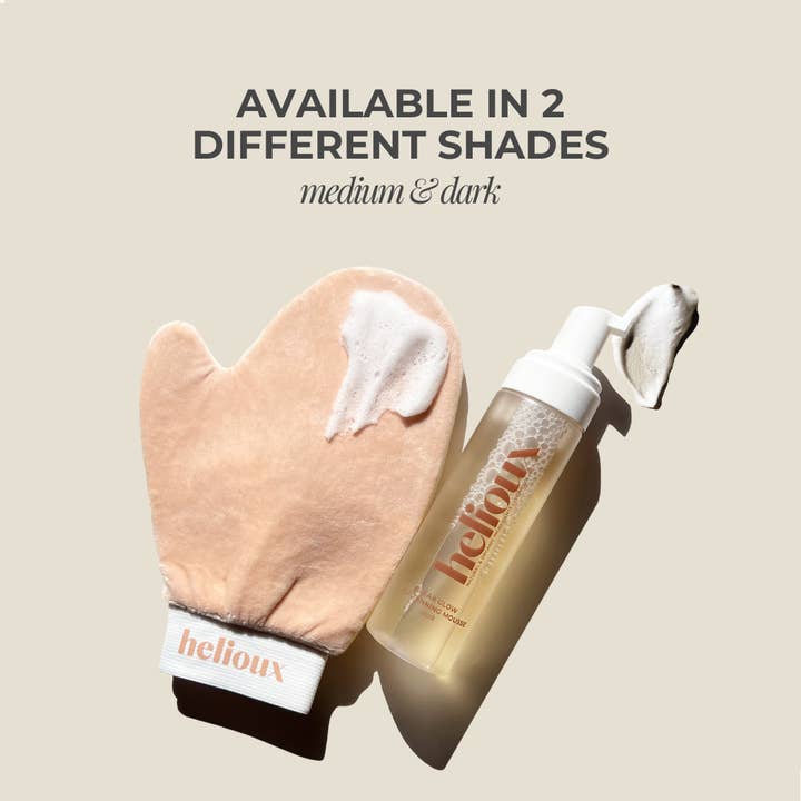 HELIOUX BEAUTY - Wholesale Self-Tanner - Self Tanner Mousse Transparent | Clear Glow Dark