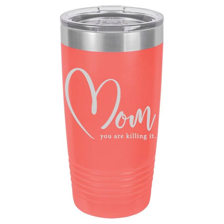 Hometown 605 - Wholesale Insulated Mug/Tumbler - Mom 20 ounce Polar Camel tumbler1
