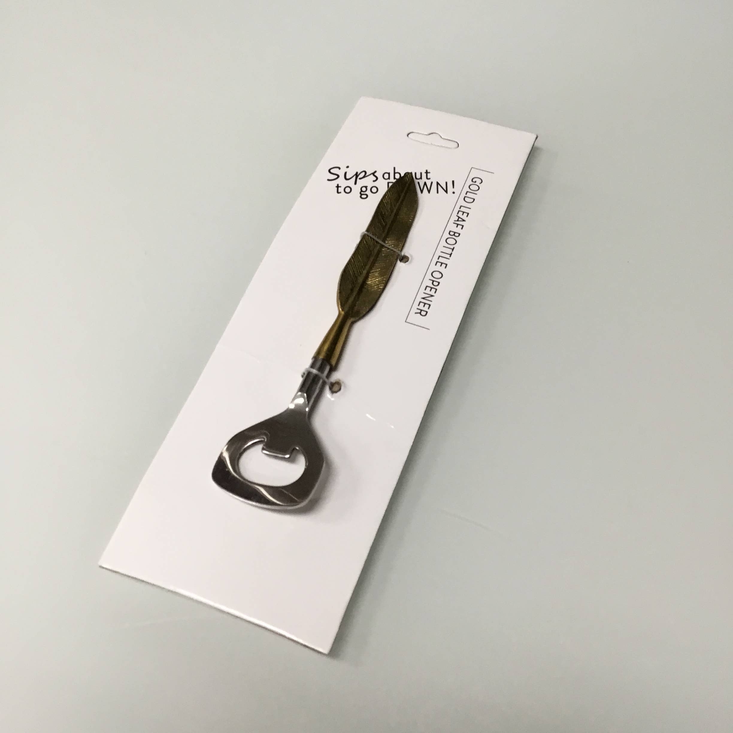 India Handicrafts Inc - Wholesale Bottle/Wine Opener - Alu-Gold Leaf Handle Bottle Opener3