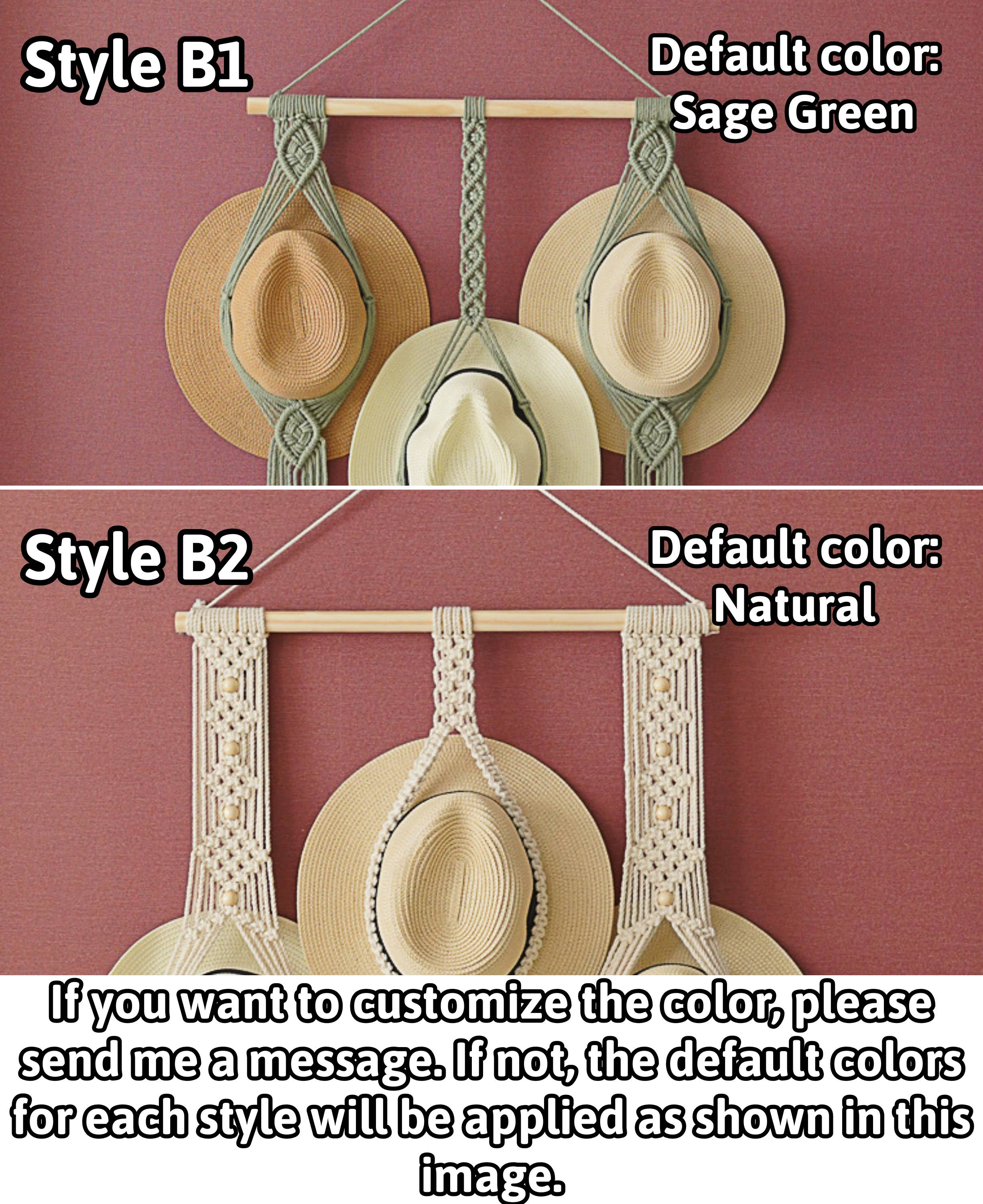 BeanDaikon - Wholesale Hat Rack - Macrame Hat Holder H391