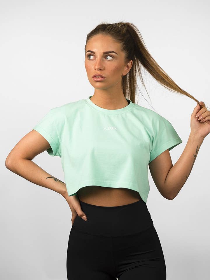 Crop Top Hera - Vert d'eau pour la vente par Aeon