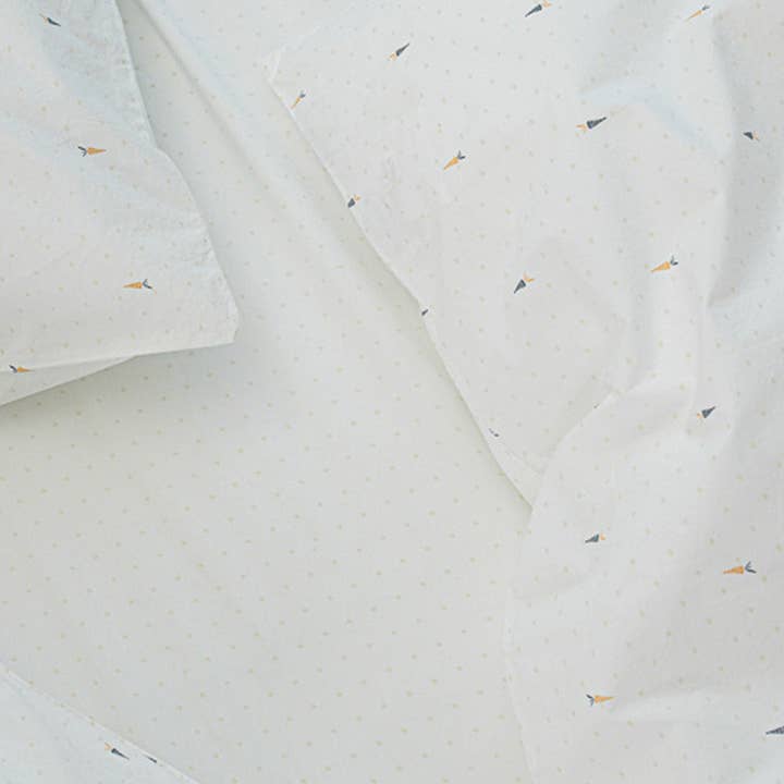 Carrotology Fitted Sheet for wholesale by Dewberry Kids