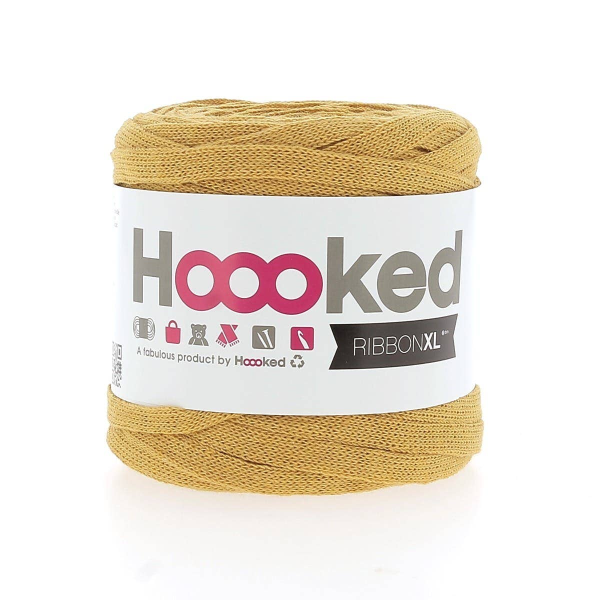 Hoooked Yarns - Vendita all'ingrosso Lana - Filo di tessuto riciclato Ribbon XL 125 g4