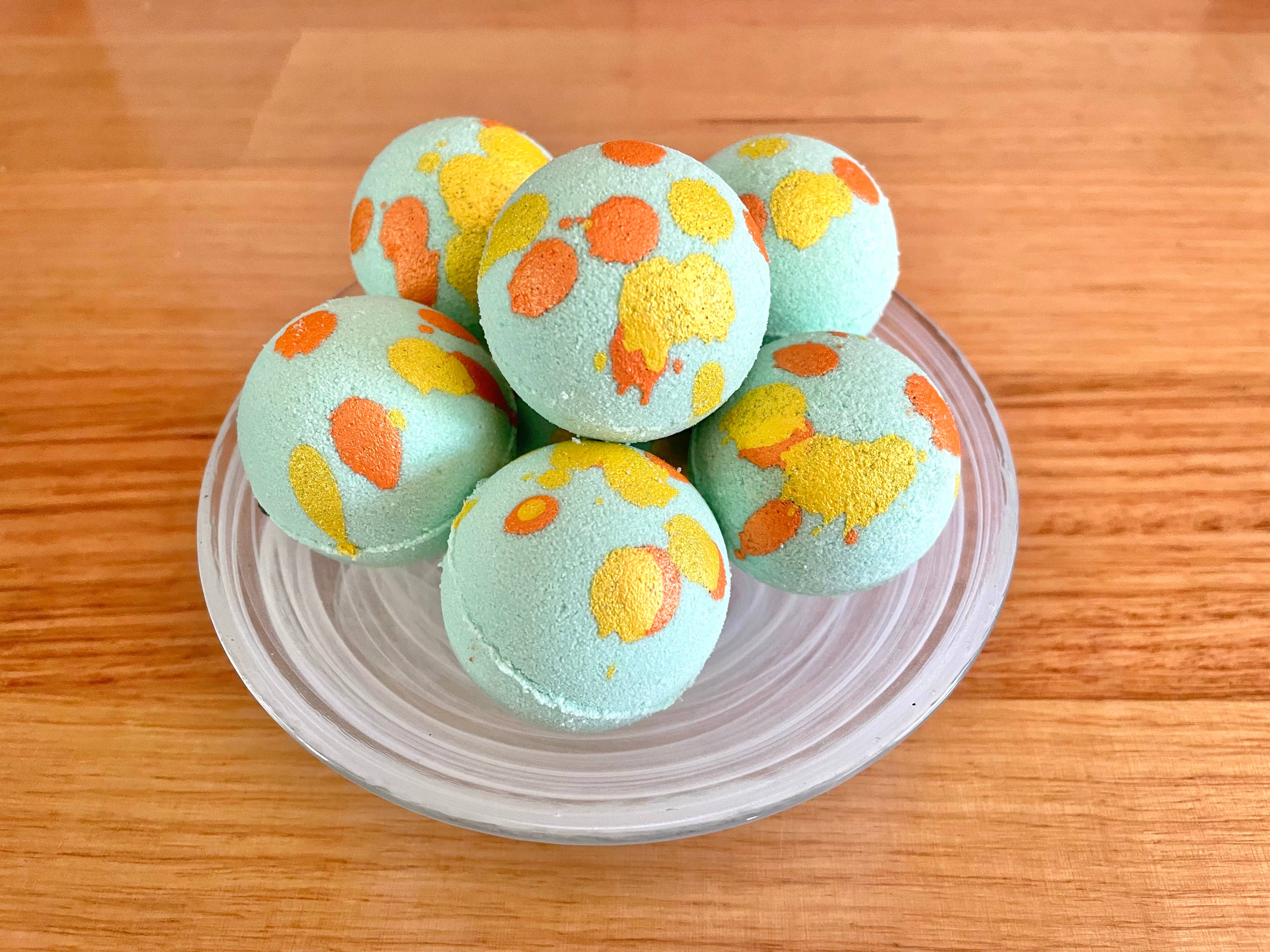 Suave Soaps - Vente Bombe de bain/poudre effervescente pour le bain - Mini bombes de bain artisanales au lait de chèvre2