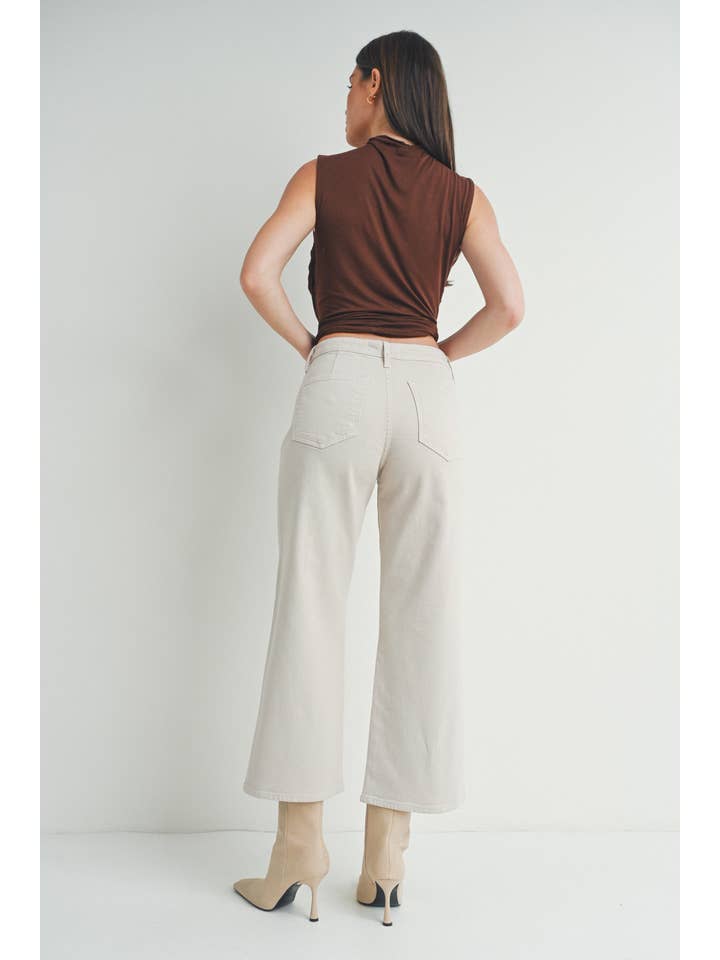 JUST BLACK DENIM - Wholesale Pants - Women's - BP440J - SUPERMOON - Trouser Wide Leg