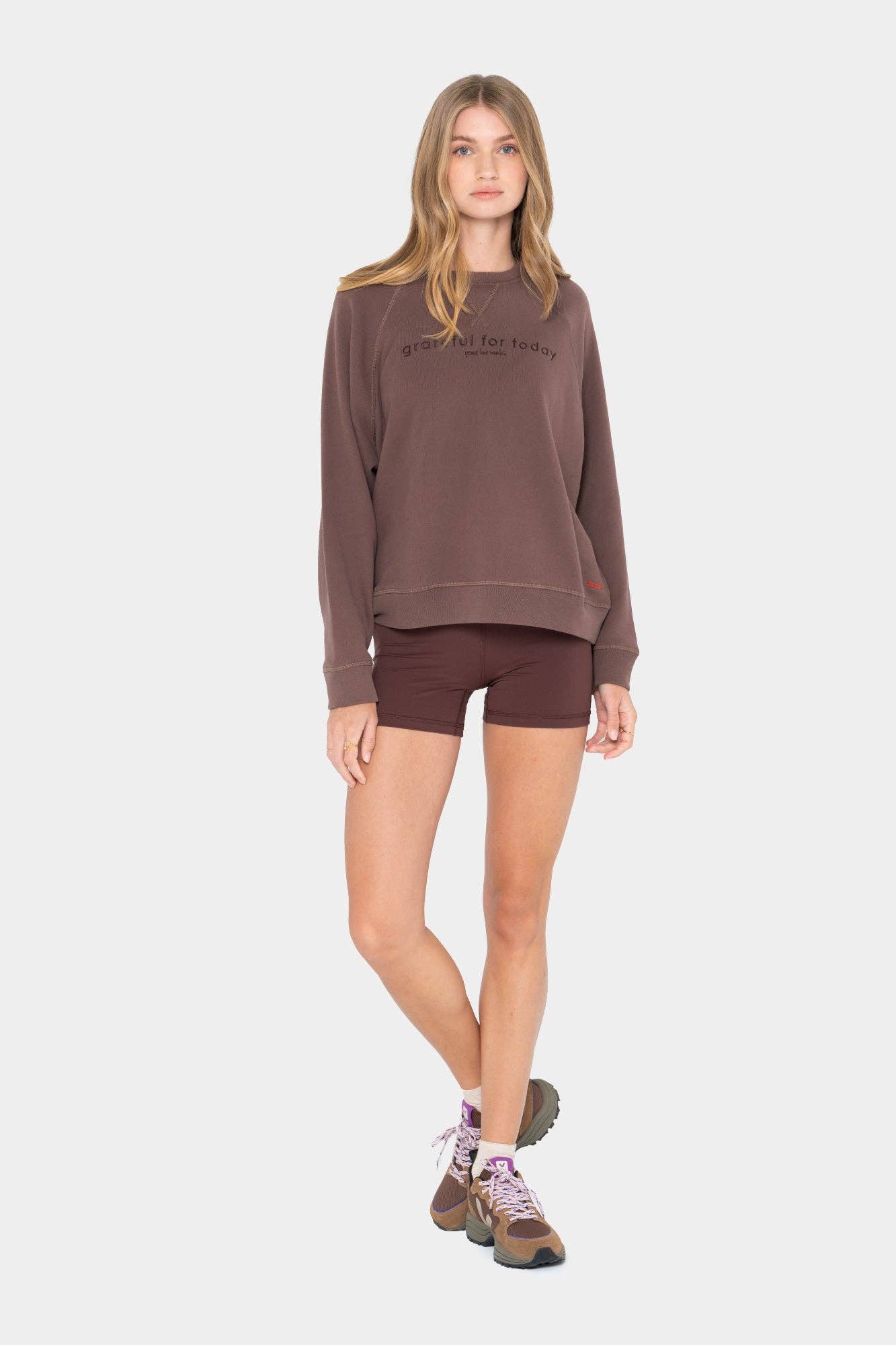 Peace Love World - Wholesale Sweatshirt - Women's - Core Crewneck Sweatshirt1