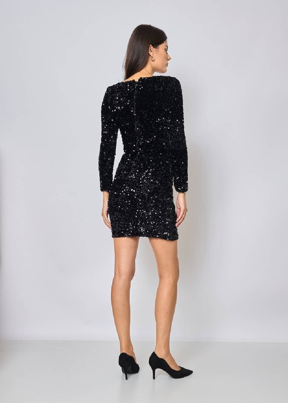 Eva & Lola - Epsilonn – Engroshandel Kjole - Dame – HM2338 - Kort kjole med rhinsten5