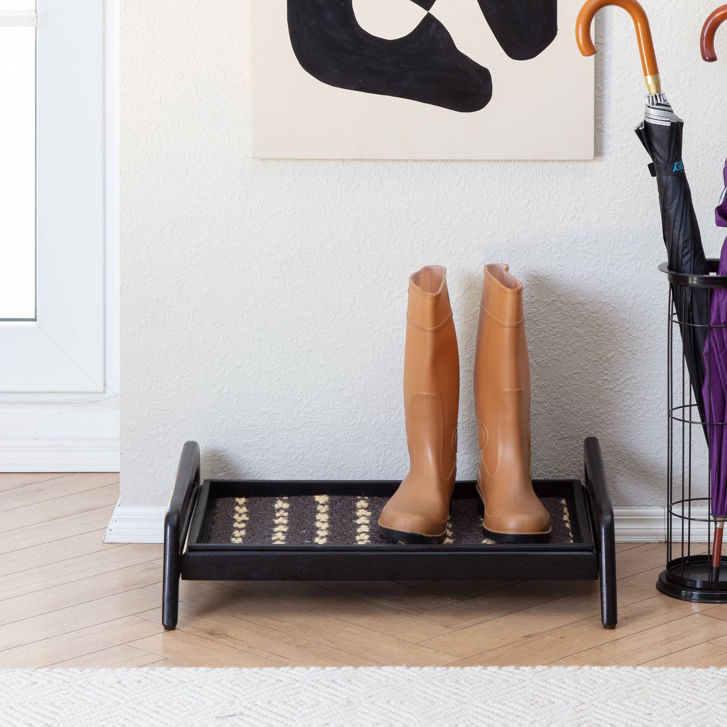 Anji Mountain - Wholesale Shoe Rack - Wooden Boot Tray (Single Tier) - Stevie & Paul (008)10