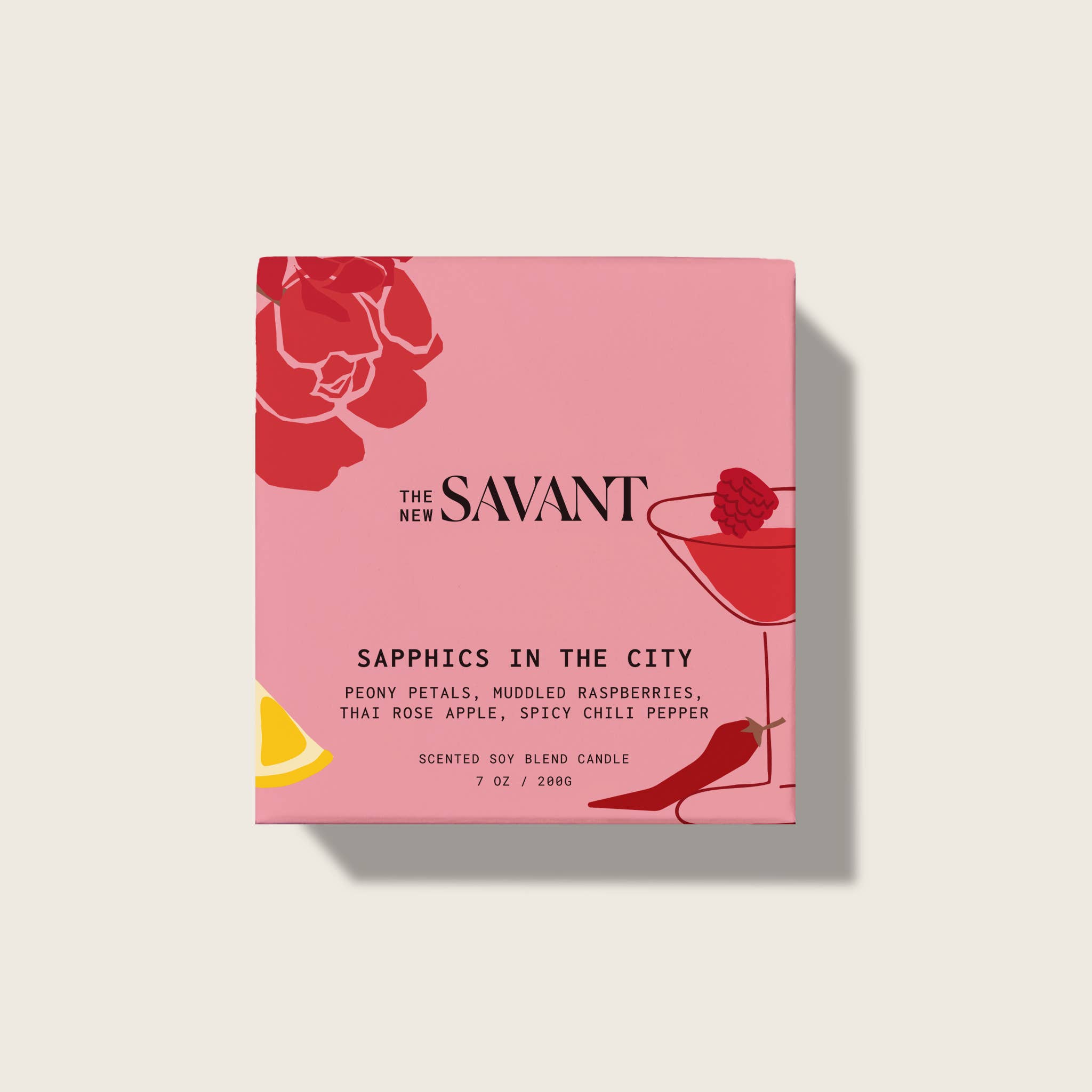 THE NEW SAVANT - Vente Bougie en bocal - Bougie Sapphics in the City - Fruité + Floral Vert1